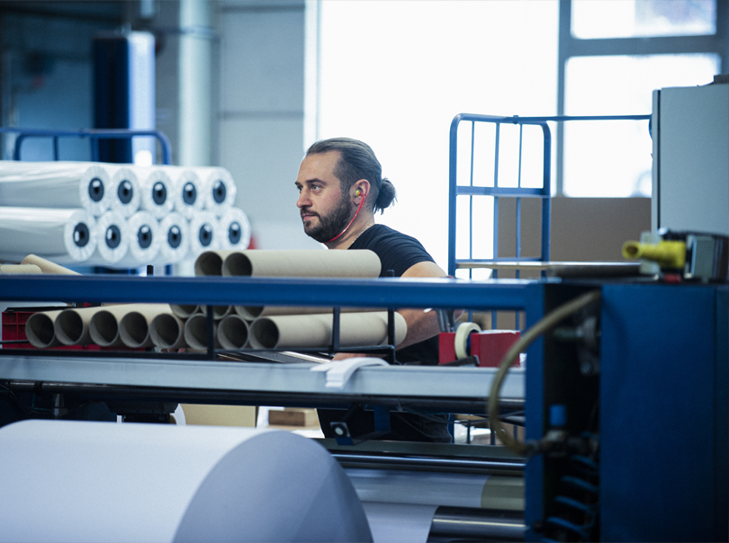 Die Menschen bei Rauch